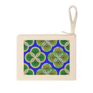 Eko Rings Ankara Print Zipper Pouch | African Print Makeup & Accessory Bag